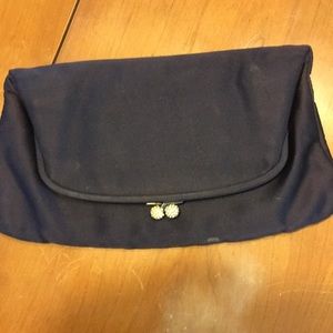 Navy blue clutch